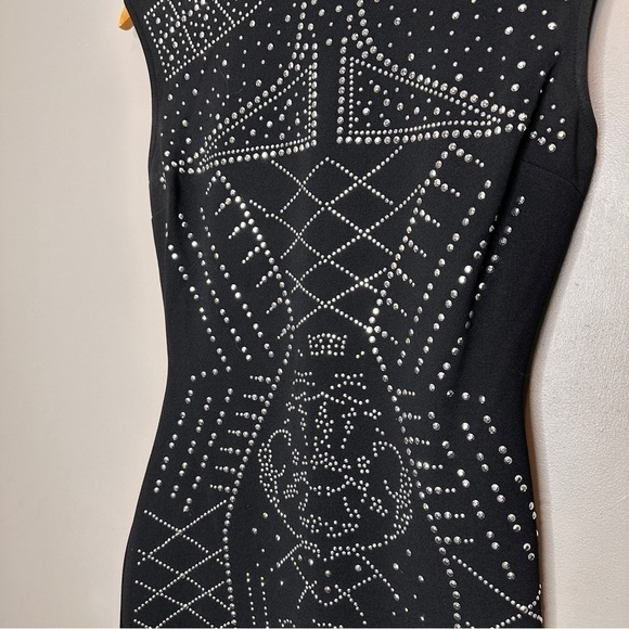 Windsor Black Rhinestine bodycon mini dress - Picture 2 of 8